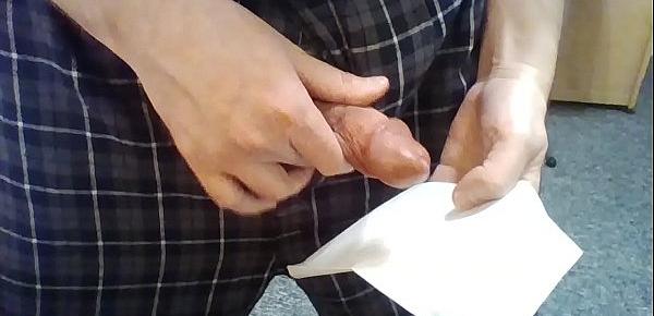 Open Fly Penis Play with Quick Cum